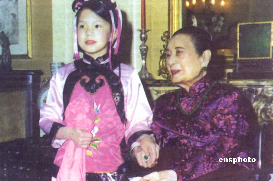 宋美齡2002年在美國歡度一百零五歲生日。 中新社資料圖