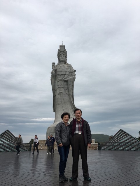 馬祖南竿的媽祖雕像29.6m，是全球最高媽祖雕像。